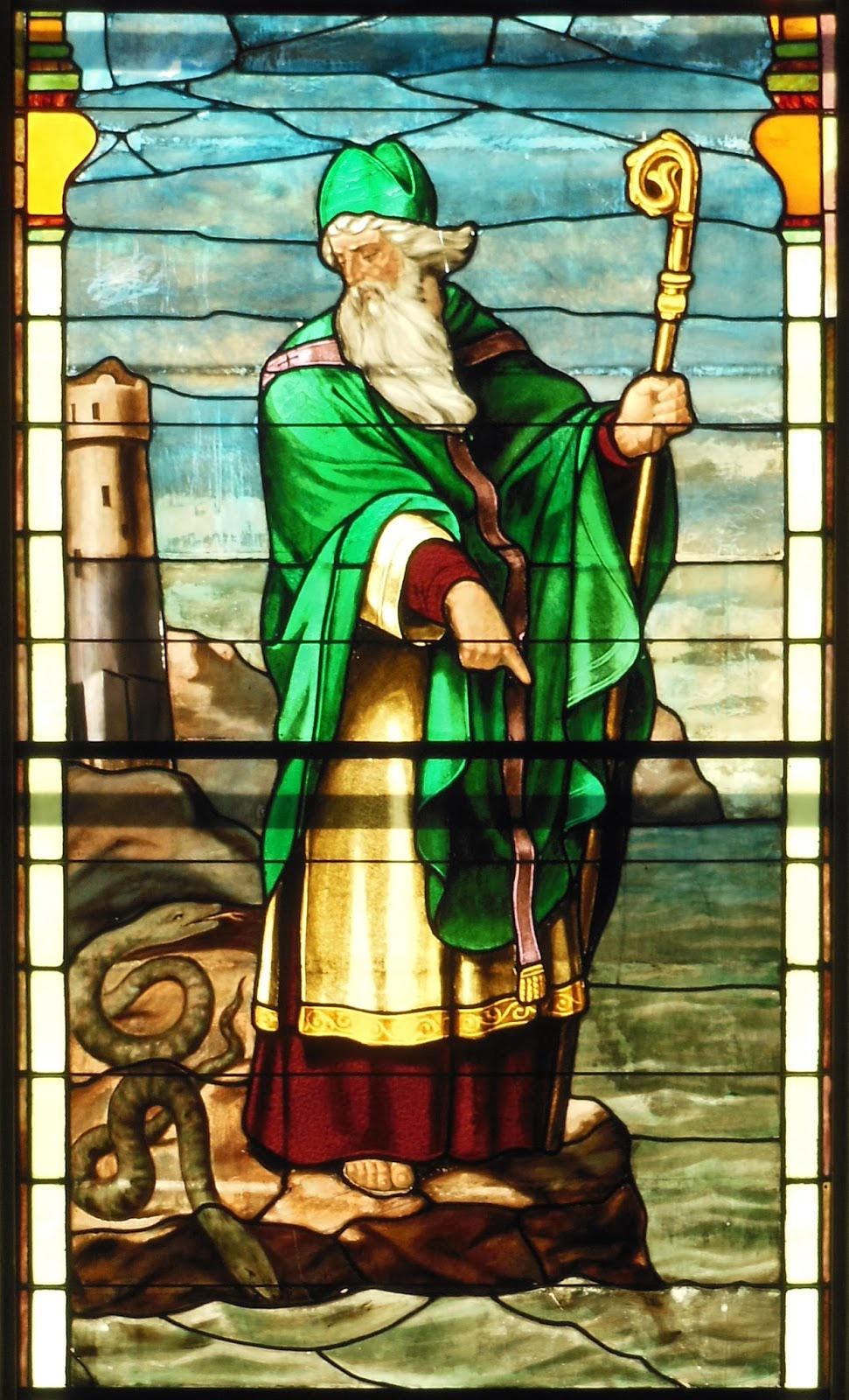 I was today years old when I found out that St. Patrick driving snakes from  Ireland isn't meant to be taken literally, but it's an allegory of removing  (evil?) from the island. :