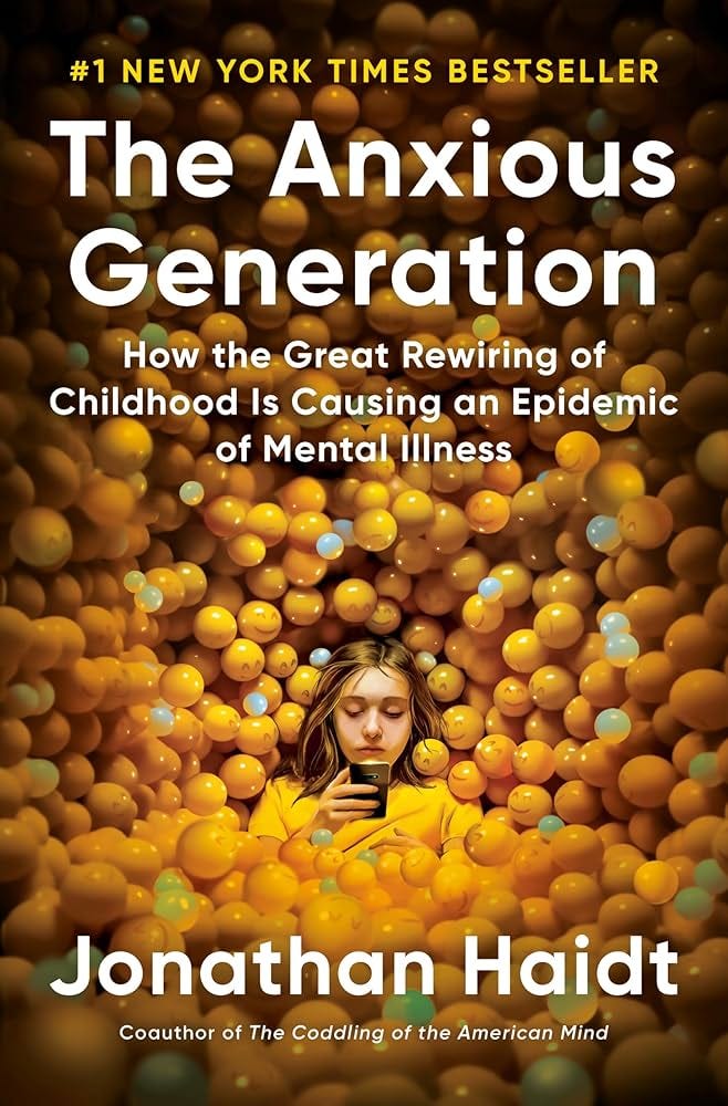 The Anxious Generation: How the Great Rewiring of Childhood Is Causing an  Epidemic of Mental Illness: Haidt, Jonathan: 9780593655030: Amazon.com:  Books