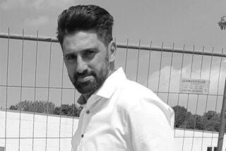 Black and white image of Habib Kaya