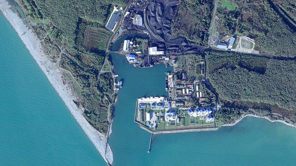 Russia's new Black Sea naval base alarms Georgia