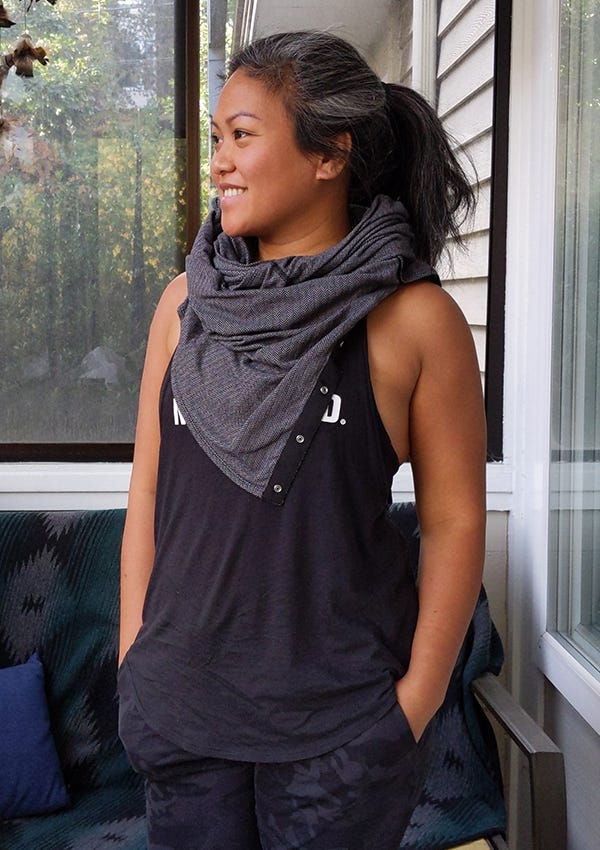 How to Wear a lululemon Vinyasa Scarf Front Back Bandit How to Wear a lululemon Vinyasa Scarf Front Back Bandit
