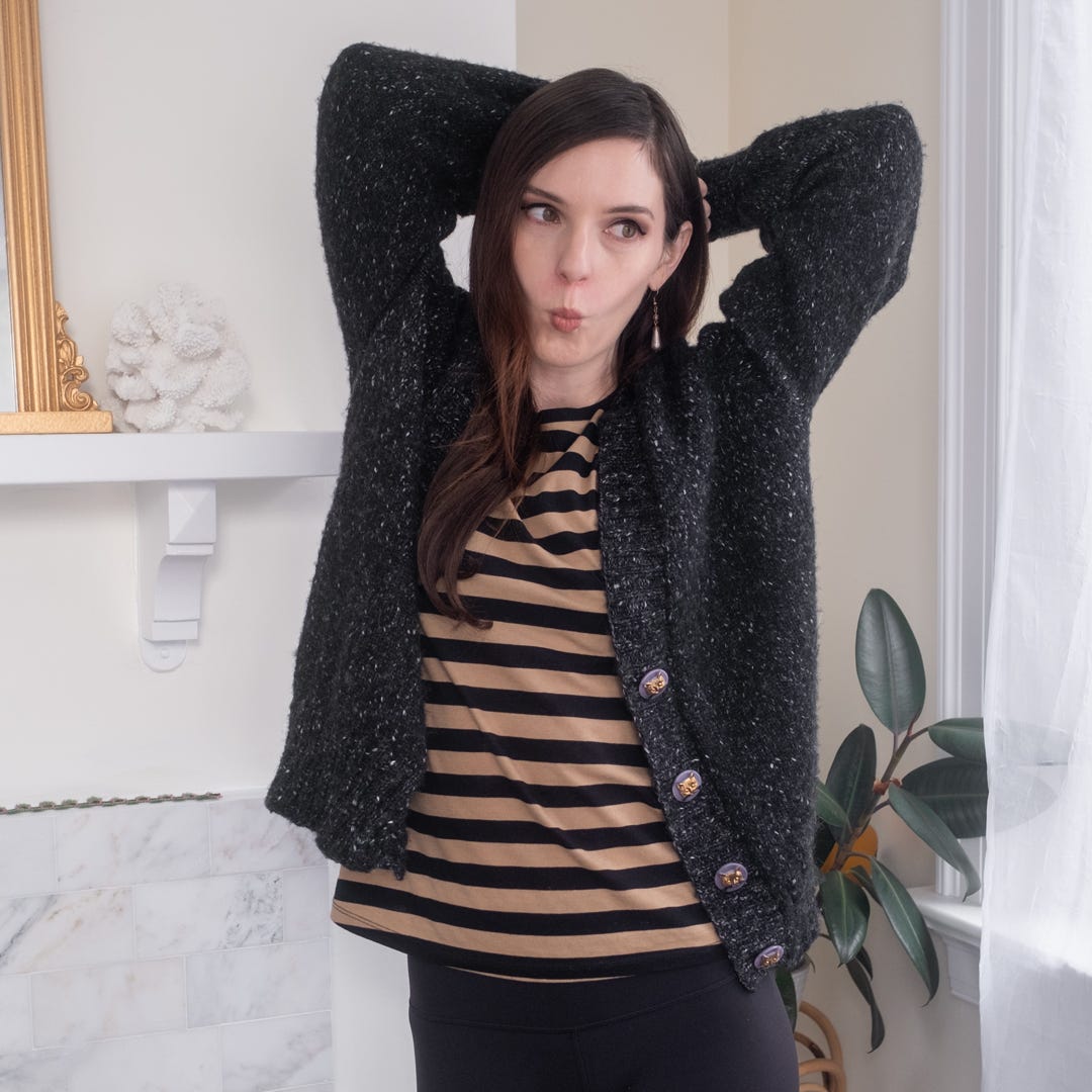 Eva Cardigan by PetiteKnit - by Kristin Lehrer - Voolenvine