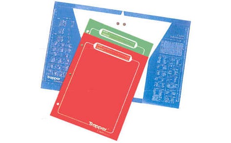 colorful 80s era trapper keeper brand binders, notebooks and folders