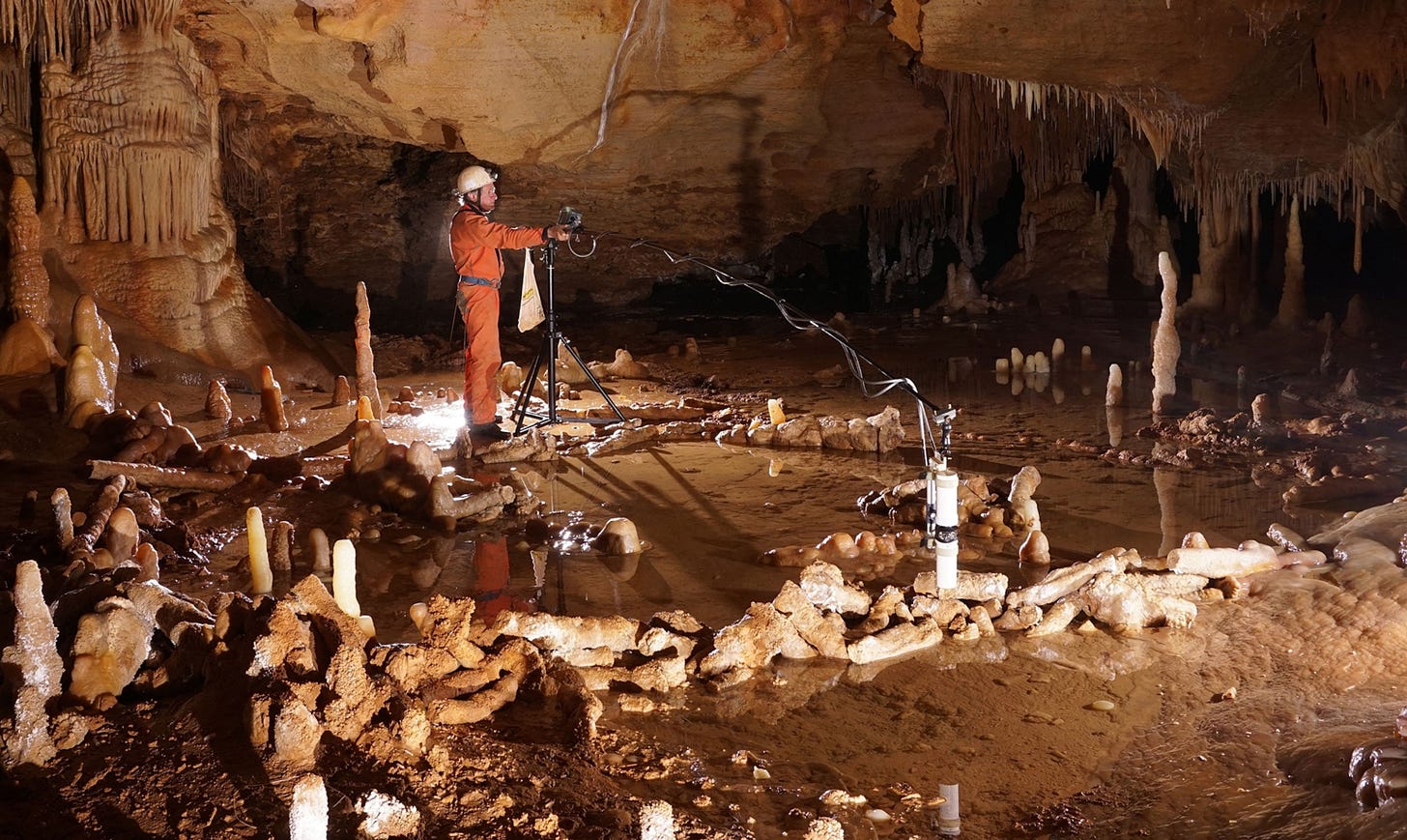 Picture inside cave