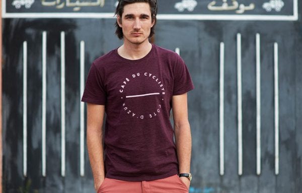 Cafe du Cycliste T-shirt. Tres bon. Cafe du Cycliste T-shirt. Tres bon.