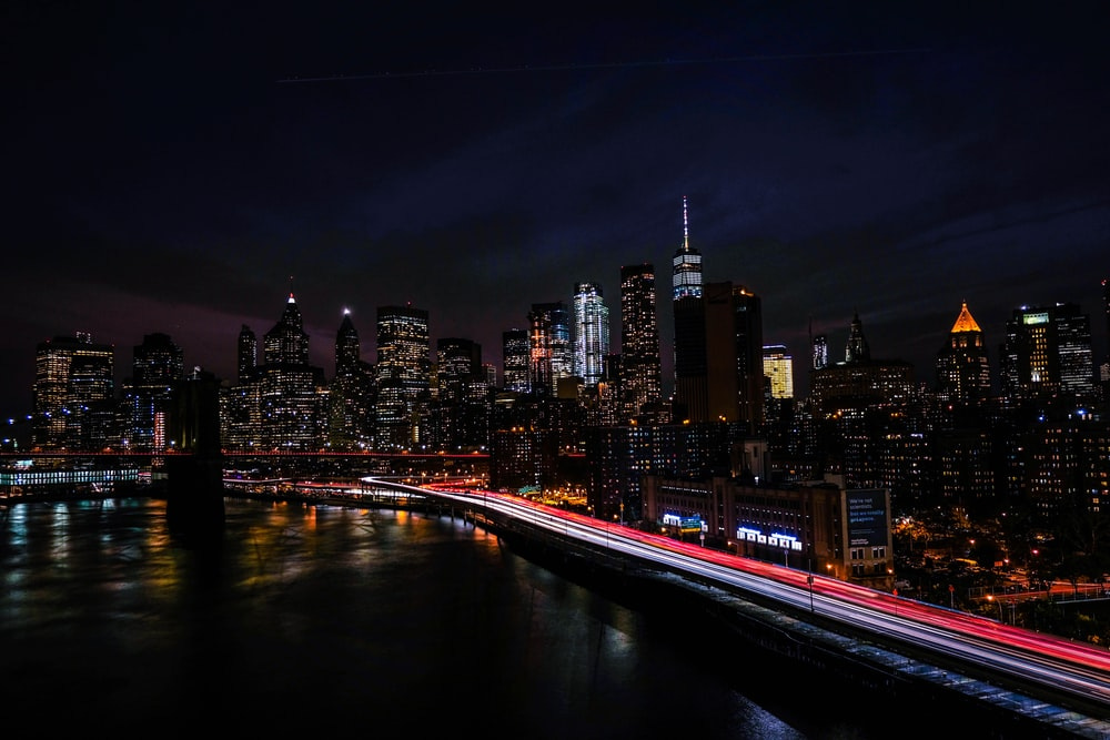timelapse of city