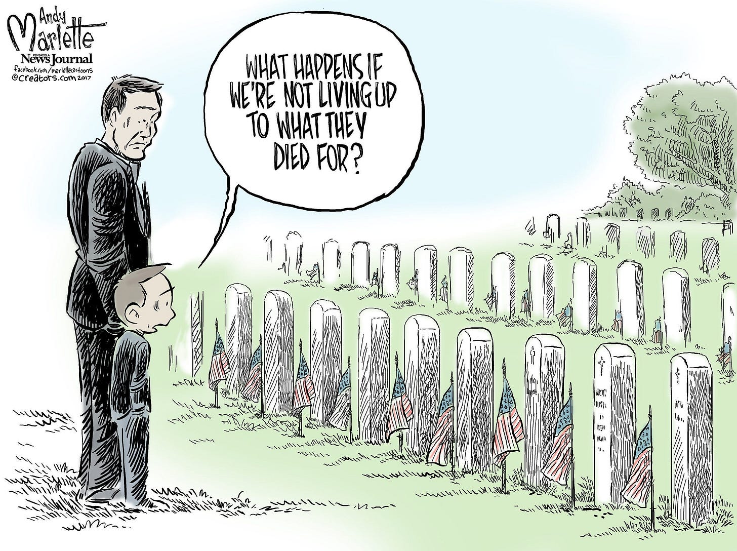 Memorial Day editorial cartoons in recent history