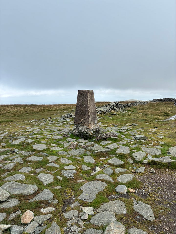 Lake District scenery and a fortifying cup of tea.