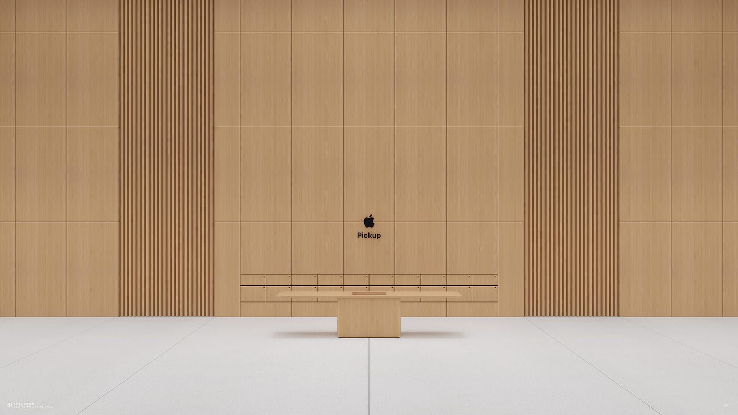 A wallpaper representing the Apple Pickup zone at Apple Hongdae. A wallpaper representing the Apple Pickup zone at Apple Hongdae.