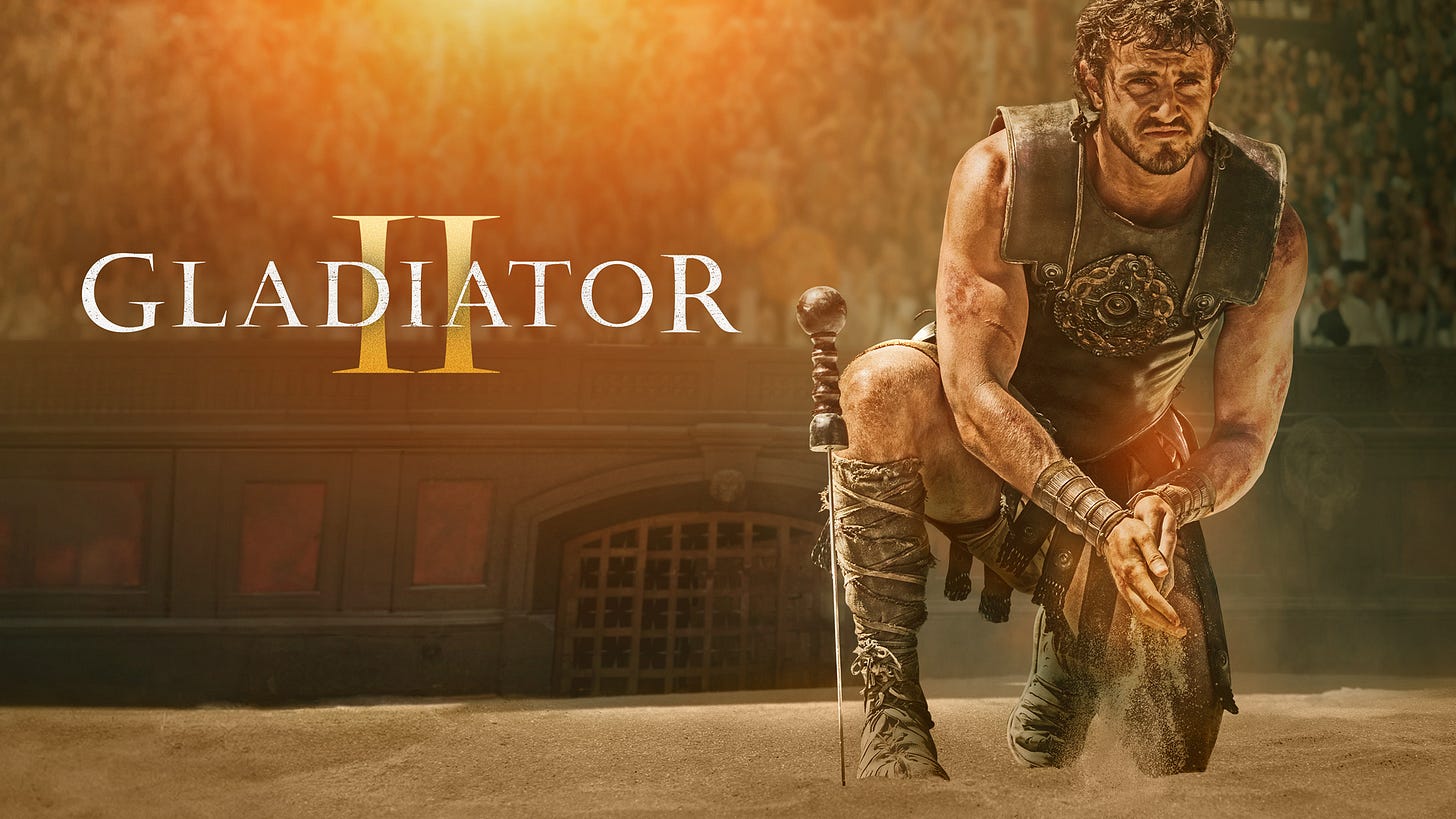 News about Gladiator II premiering on Sky Cinema this June 