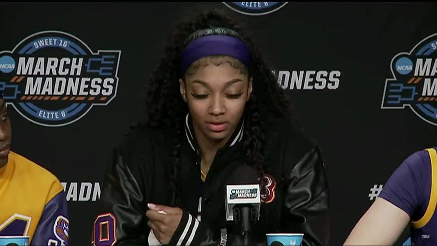 Angel Reese says she hasn't had peace since winning National Championship