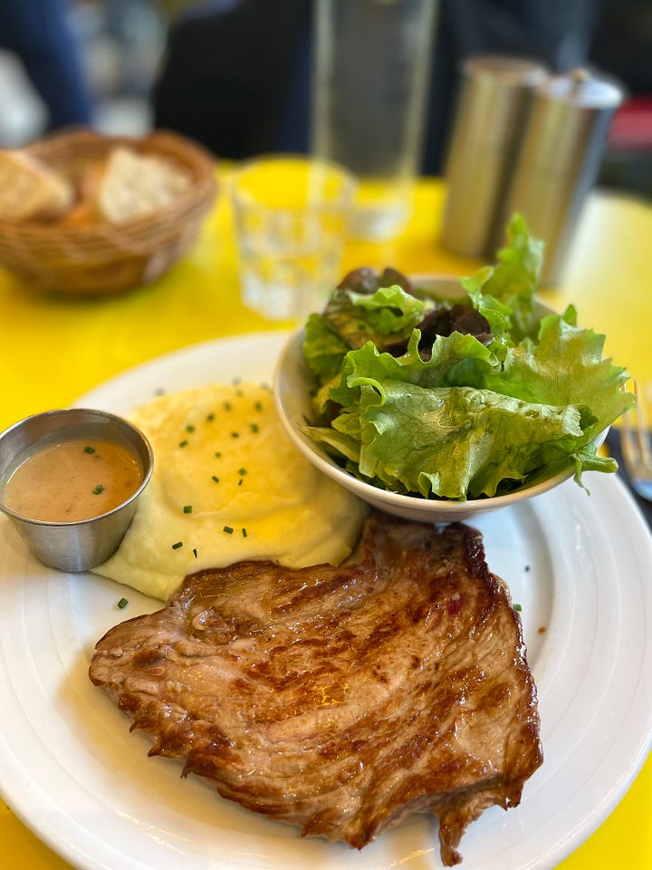 Lunch and coffee Bistro table