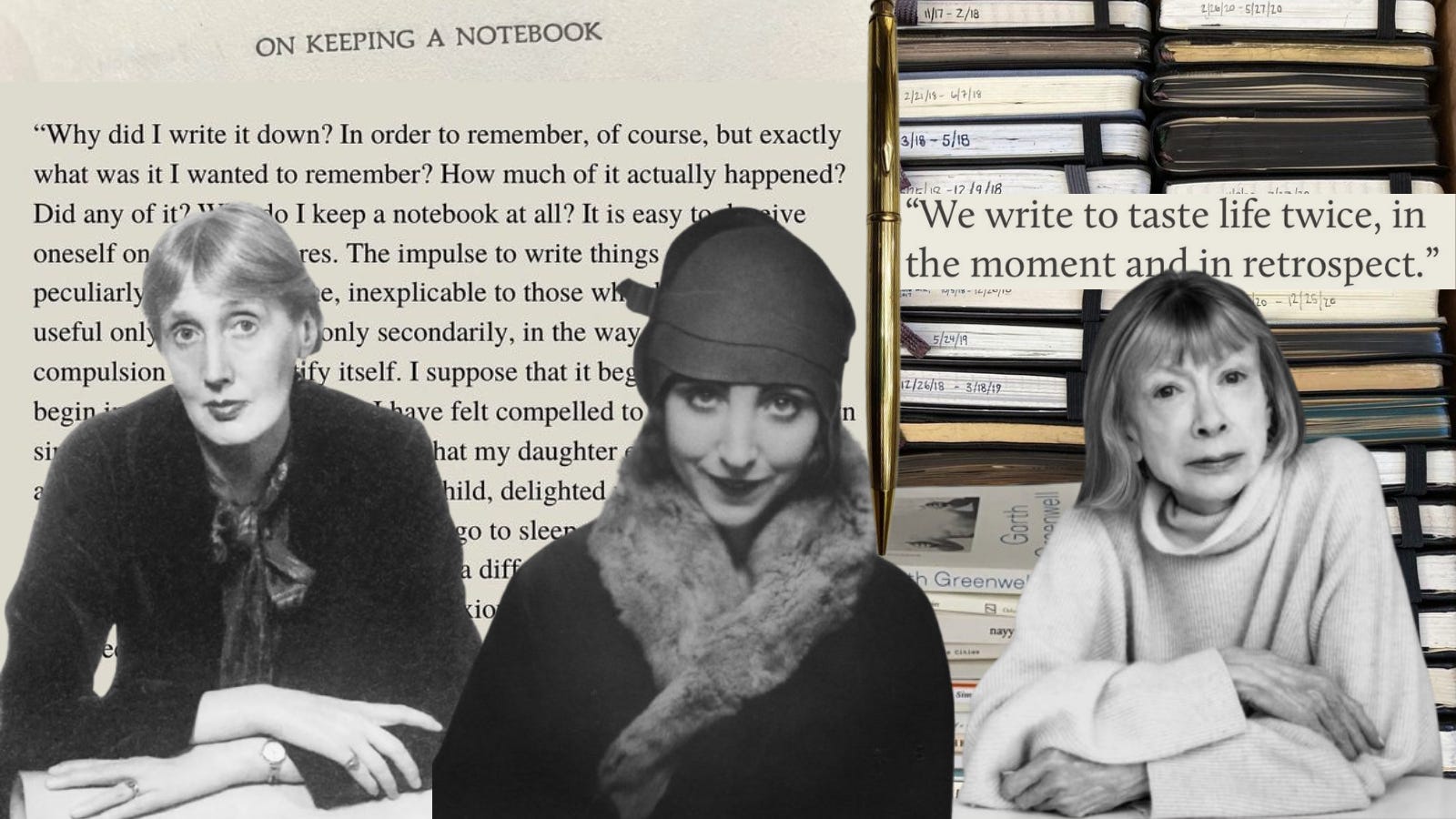 what can you gain from the journaling practices of anaïs nin, virginia  woolf, and joan didion?