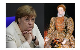 A person with her hands on her chin and a painting of a person

AI-generated content may be incorrect.