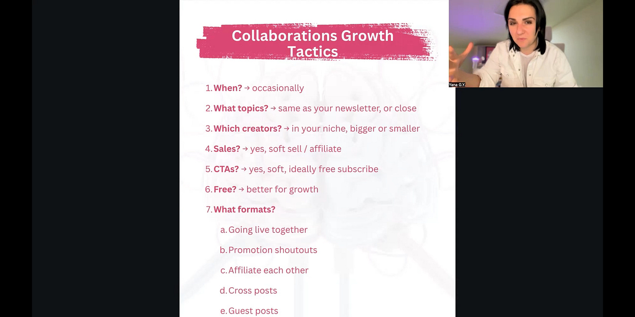 📍 Substack Growth Tactics: Collaborations