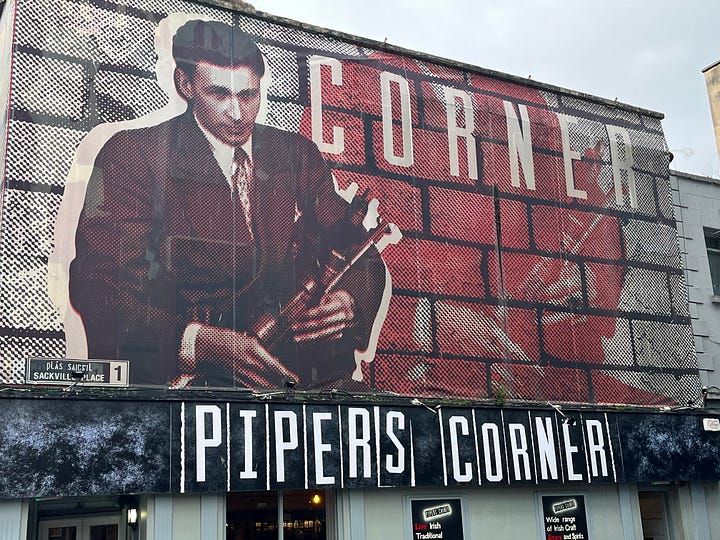 Outside and inside at Piper's Corner