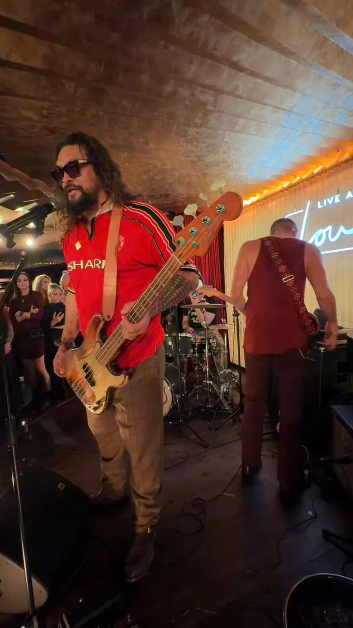 Jason Momoa's fantastic cover of Fuckin In The Bushes