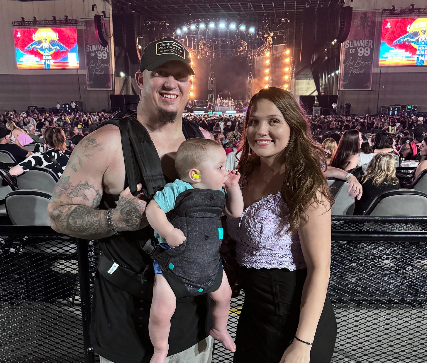 A couple and their baby