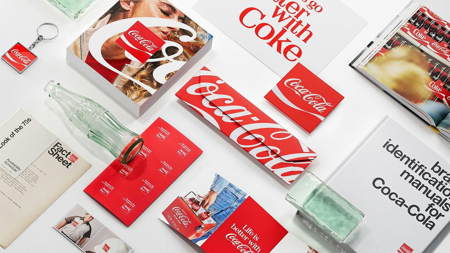 Coca-Cola visual refresh artifacts