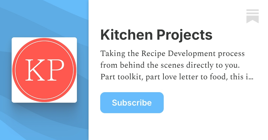 Substacks recommended by Kitchen Projects