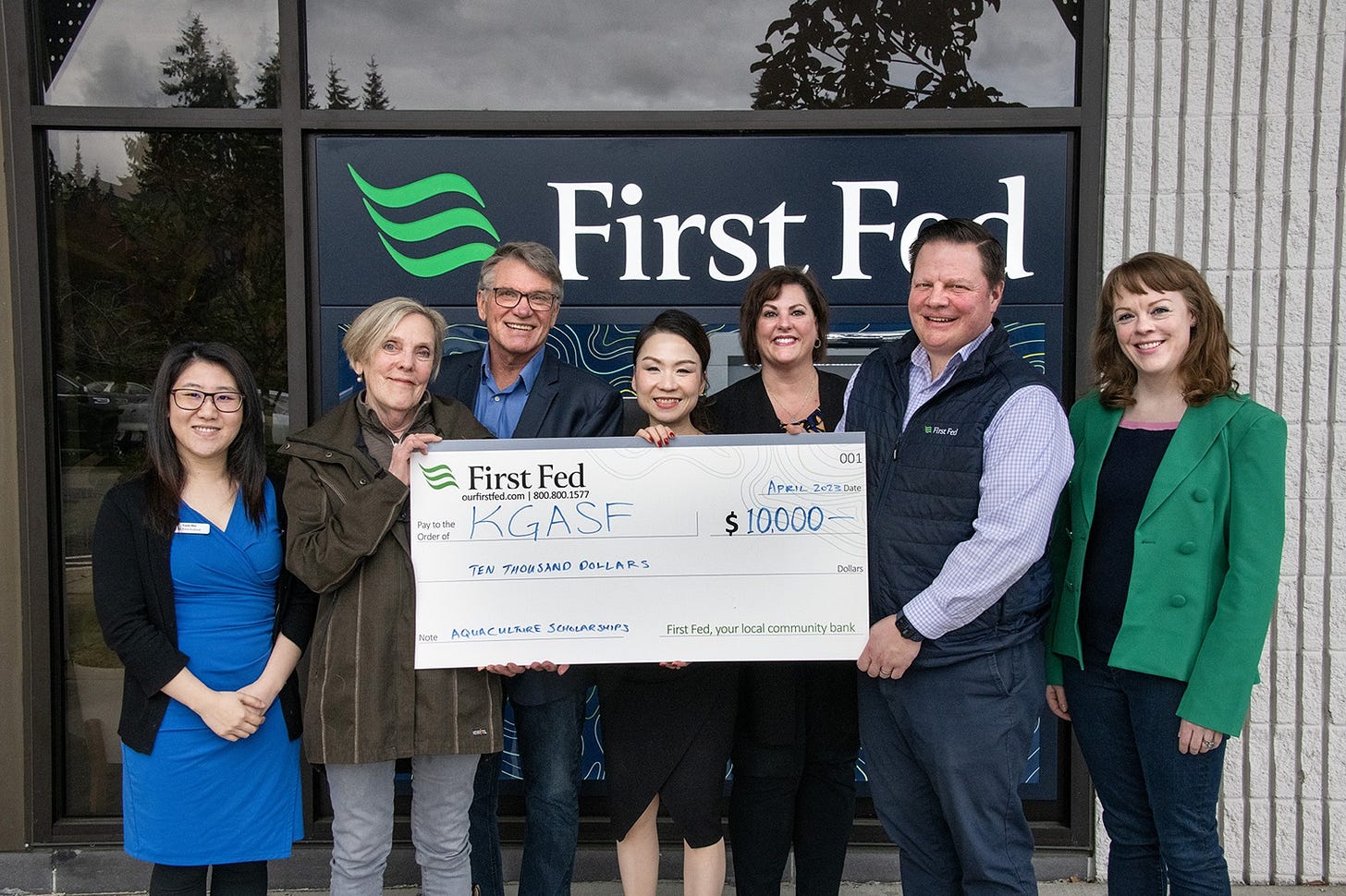 First Fed KGASF Check