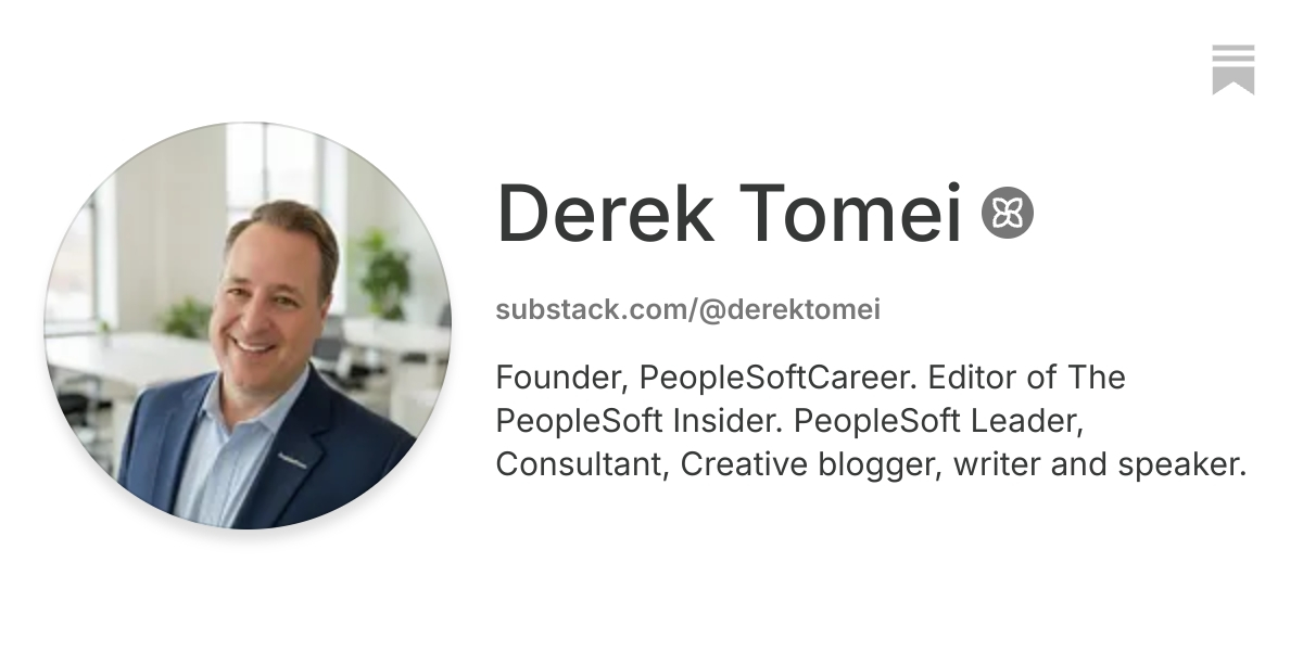 Derek Tomei | Substack