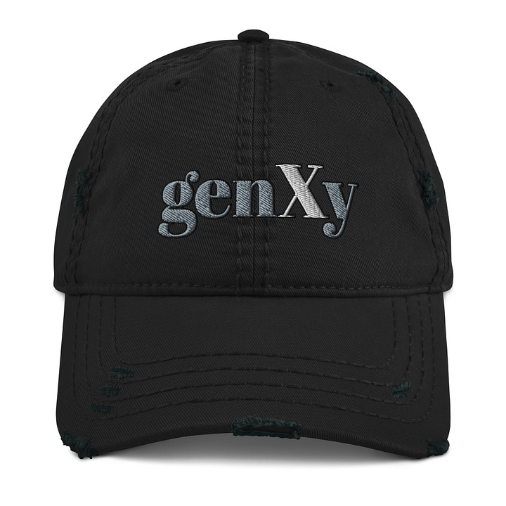 genXy Distressed Dad Hat — $24
