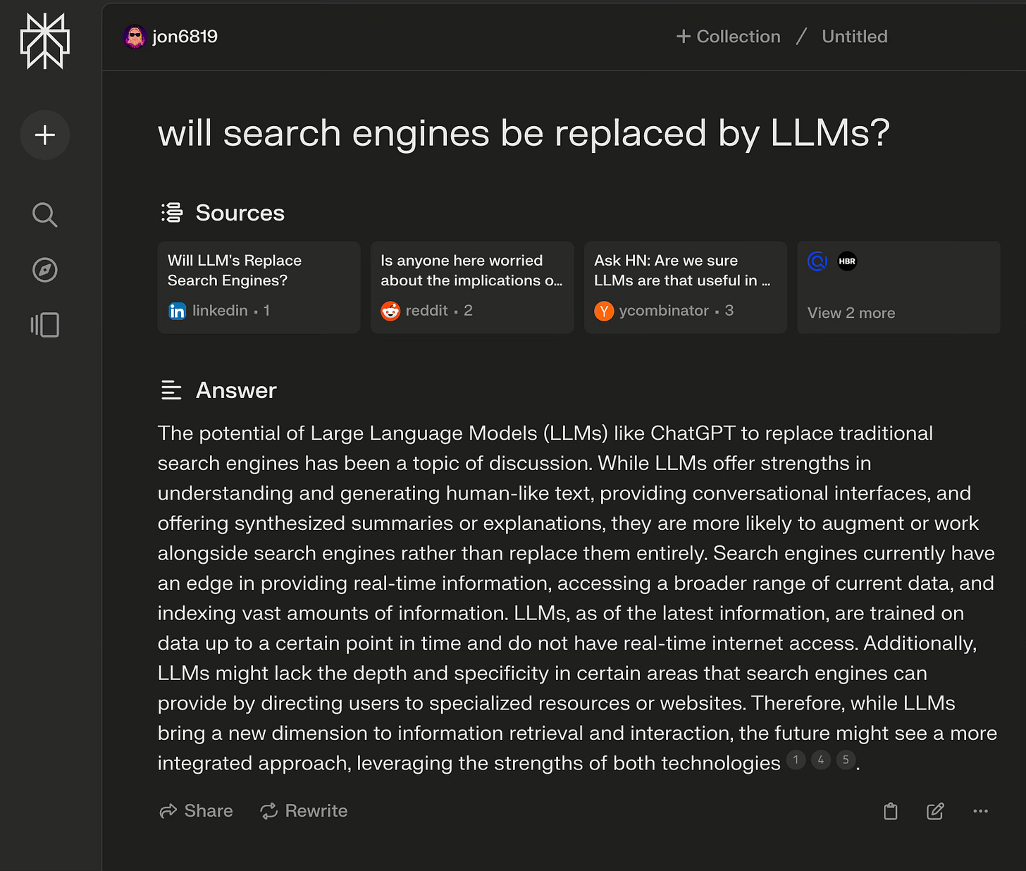 Perplexity Disrupting Search Engines with an Answer Engine