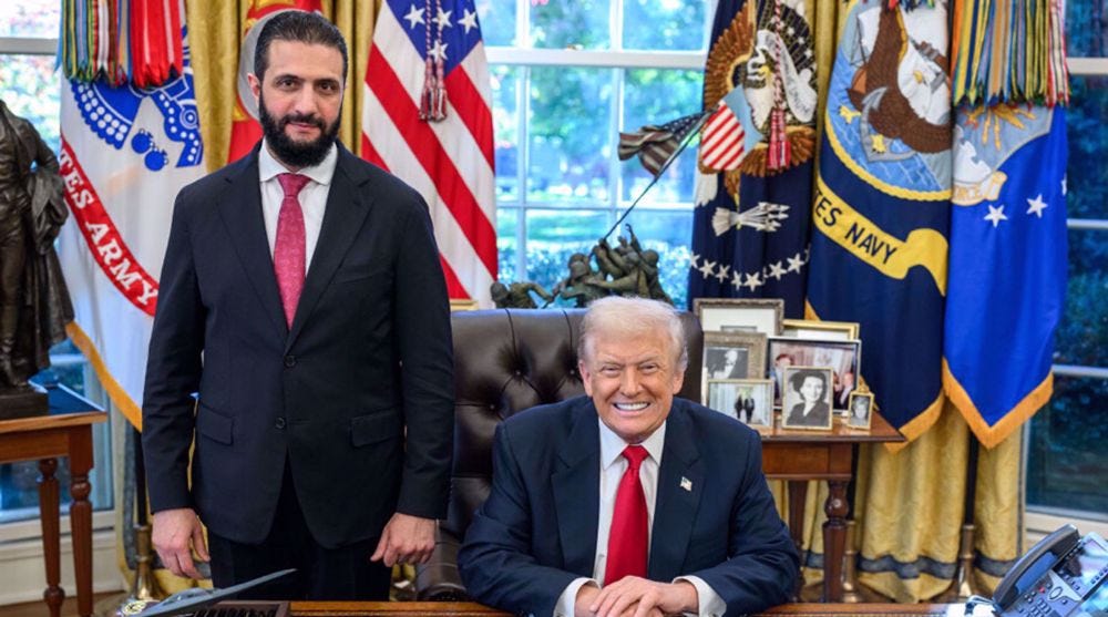 Syria’s Jolani says Trump didn’t raise al-Qaeda ties at White House meeting Syria’s Jolani says Trump didn’t raise al-Qaeda ties at White House meeting