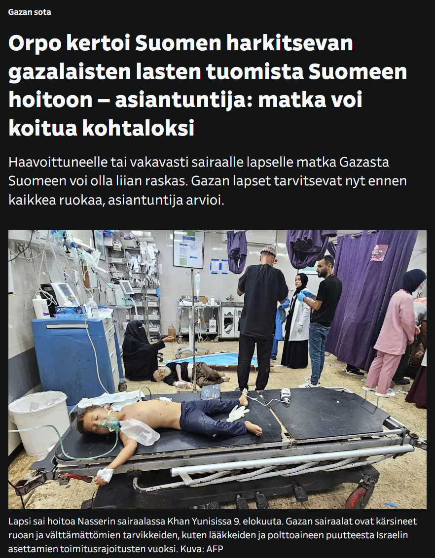 Ja nyt kokoomuslainen pääministeri Petteri Orpo mainostaa jälleen "kalifaatin lapsia" Suomeen, ikään kuin peruskoulumme eivät jo olisi jihadistihautomoita – ja ikään kuin muslimit aidosti integroituisivat, mitä he eivät missään nimessä tee. Ja nyt kokoomuslainen pääministeri Petteri Orpo mainostaa jälleen "kalifaatin lapsia" Suomeen, ikään kuin peruskoulumme eivät jo olisi jihadistihautomoita – ja ikään kuin muslimit aidosti integroituisivat, mitä he eivät missään nimessä tee.