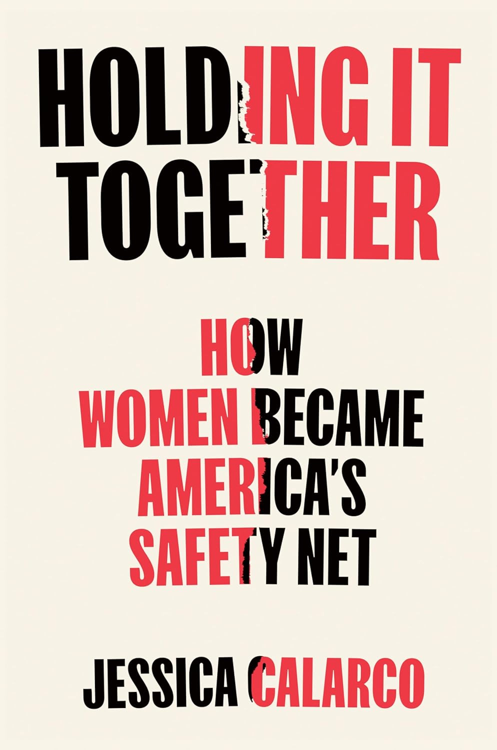 The cover of Jessica Calarco's book