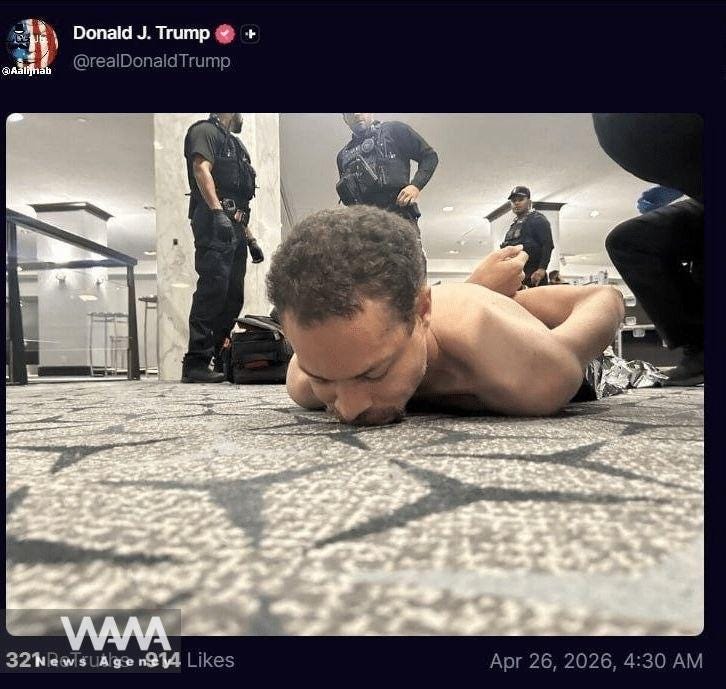 Shooting at Trump Dinner; He Says It Is Unrelated to Iran