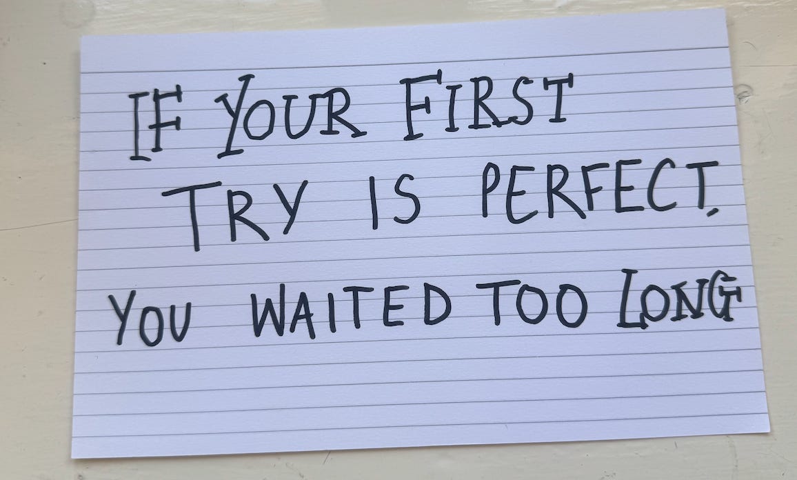 You Try First an imperfect first try - The Pluviophile Papers