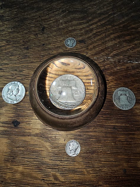 Do not turn in old change for the dollars or the food but examine what the dates are and if they are silver they will do what dollar bills won't. 