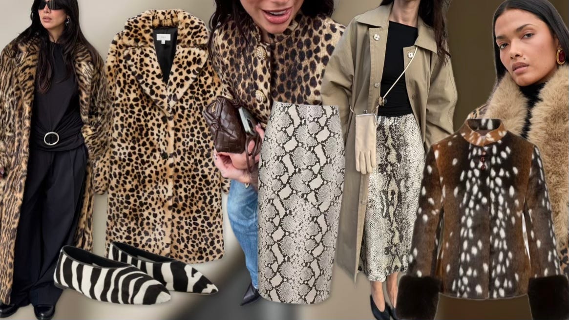 4 animal print outfit formulas to try this autumn/winter