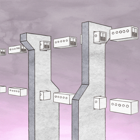 science fiction architecture GIF by palerlotus science fiction architecture GIF by palerlotus