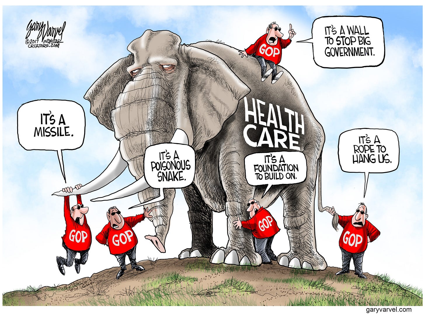 Political Cartoon U.S. Health care GOP Trumpcare American Health Care Act | The Week Political Cartoon U.S. Health care GOP Trumpcare American Health Care Act | The Week