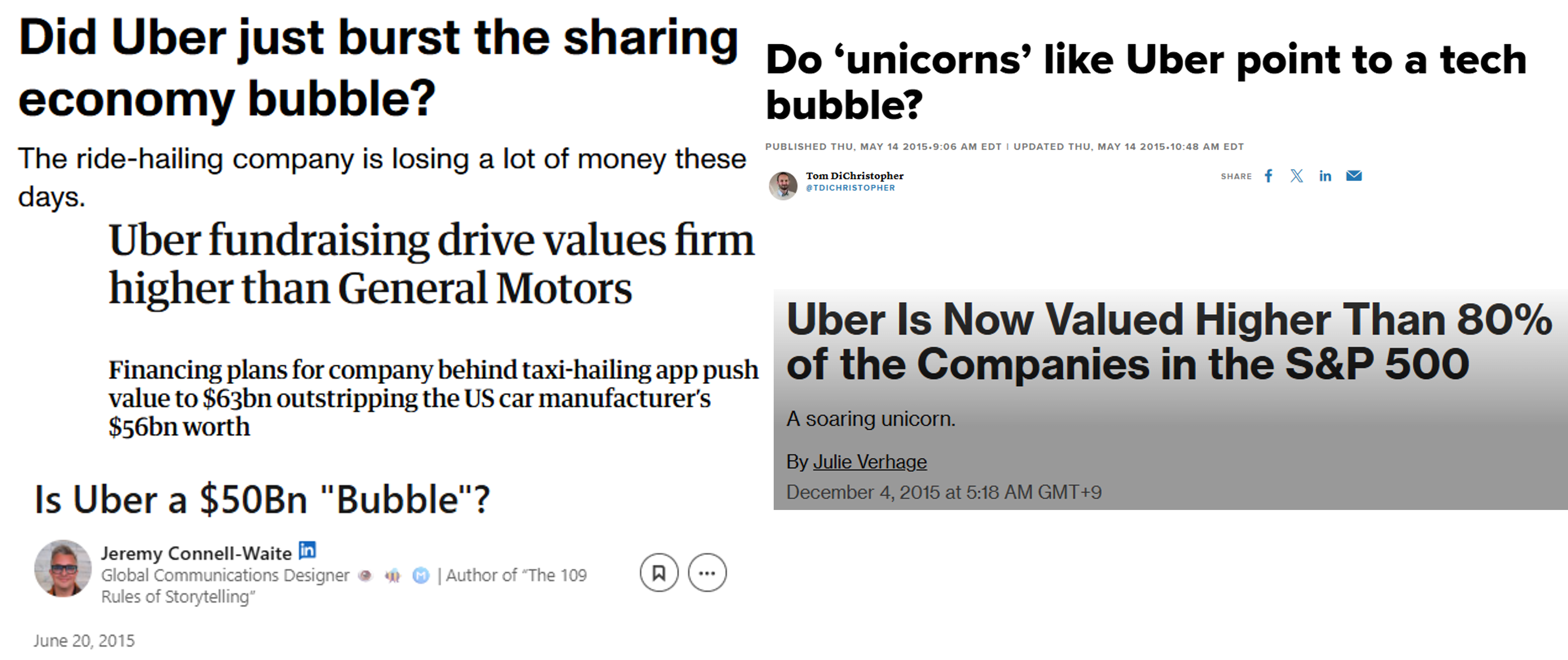 2015년 우버 버블과 2026년 AI 버블의 평행이론 - CapitalEDGE 뉴스레터