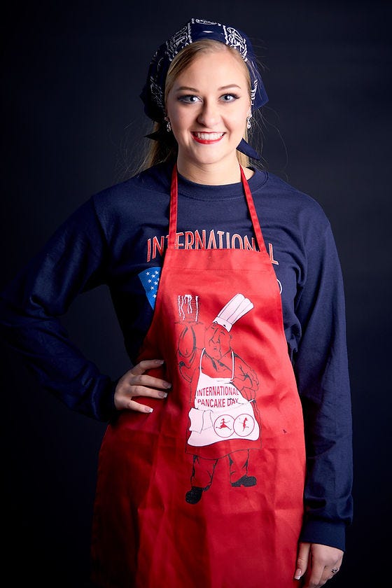 Adult Pancake Day Apron