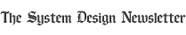 The System Design Newsletter