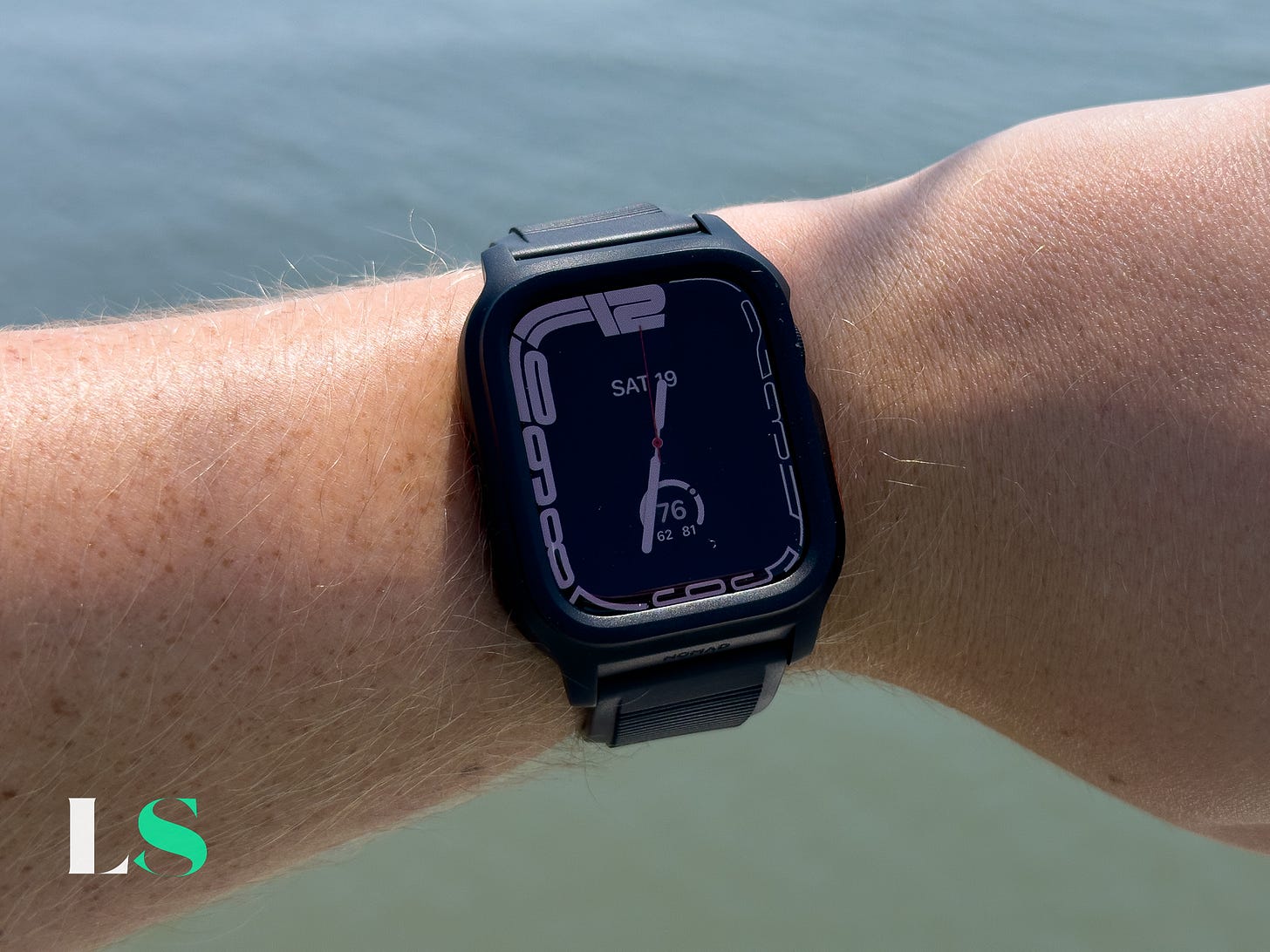 Nomad Rugged Case for Apple Watch close-up