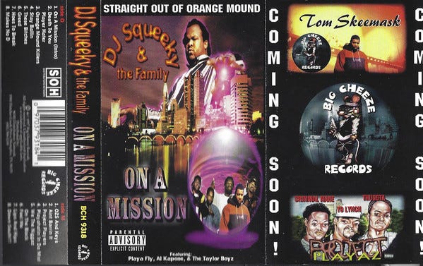 洋楽 dj squeeky / on a misson g-rap 洋楽 dj squeeky / on a misson g-rap DJ Squeeky - On a