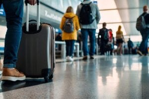 Airport travellers