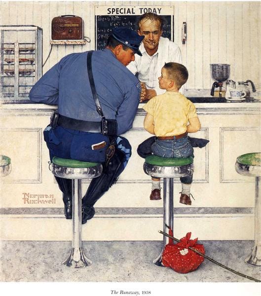 https://www.wikiart.org/en/norman-rockwell/the-runaway-1958