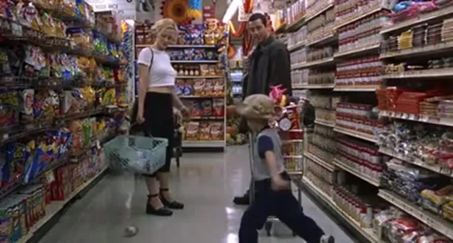 YARN | - What the hell is he doing? - He's shopping. | Big Daddy (1999) |  Video clips by quotes | 6d29cee5 | 紗