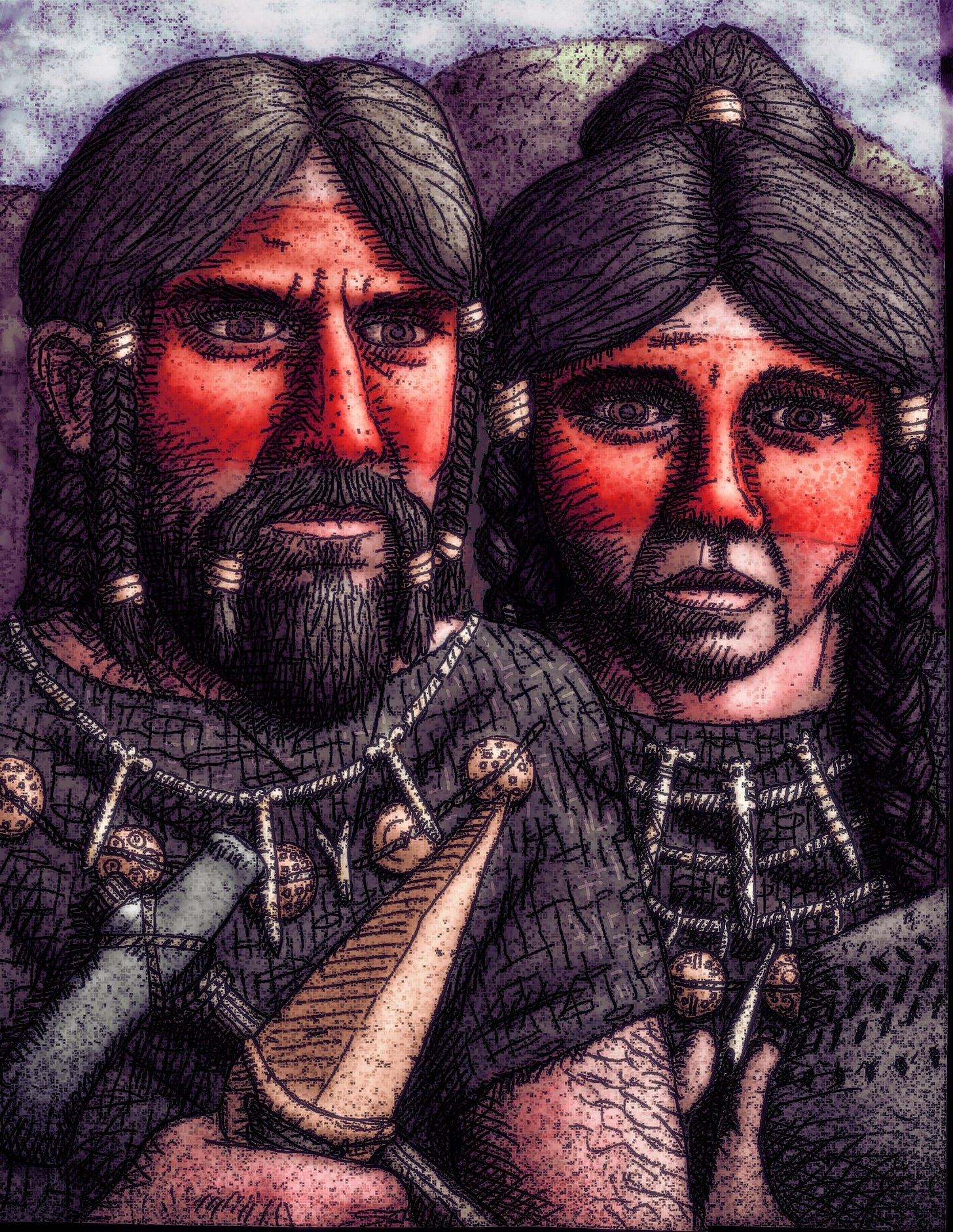A close-up of a person and person AI-generated content may be incorrect.