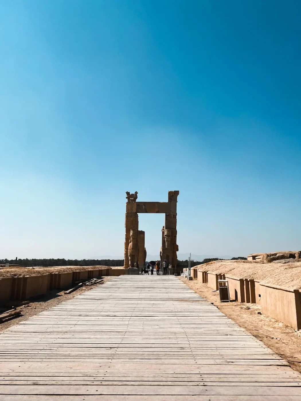 As ruínas do sítio arqueológico de Persépolis, no Irã As ruínas do sítio arqueológico de Persépolis, no Irã