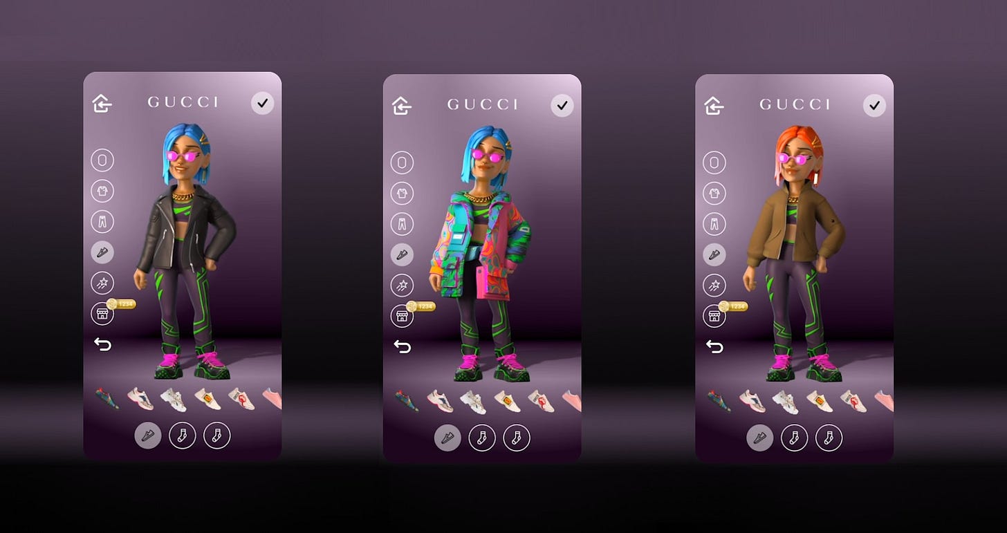 Gucci will sell digital clothing