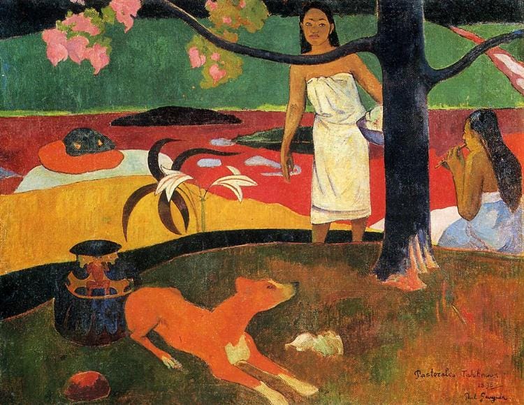Tahitian pastorale, 1898 - Paul Gauguin