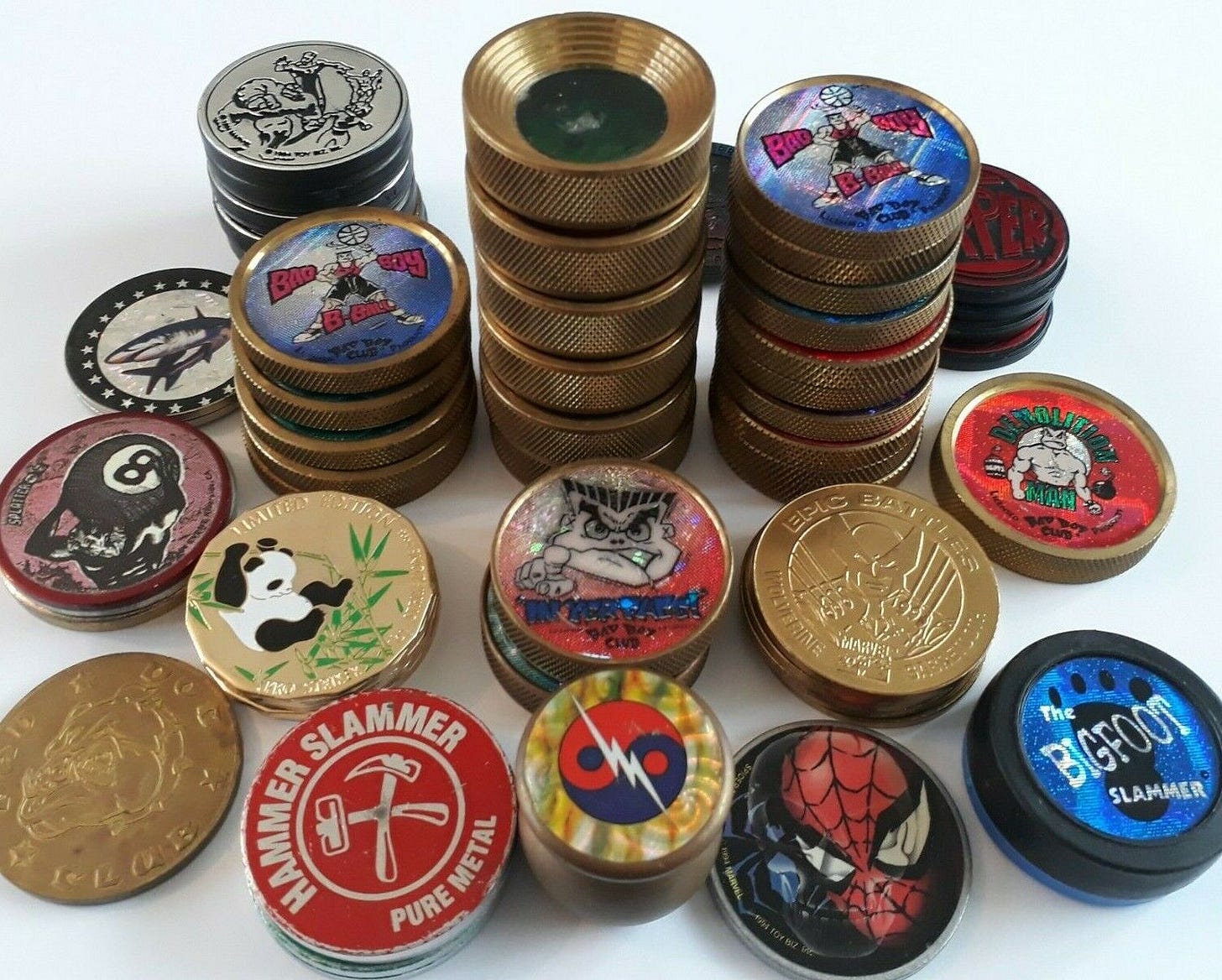SLAMMERS Pogs Slammers Multi Listing Choose From List Rare Vintage 90s Euro  Caps | eBay